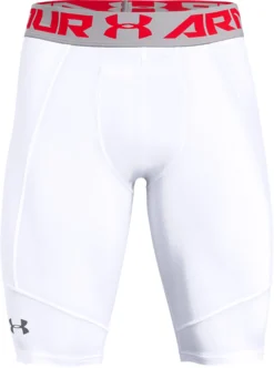 Under Armour Men's Utility Slider Baseball Shorts -Baseball Sale Shop 1317263 100 White FRT