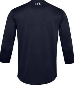 Under Armour Iso-Chill 3/4 Sleeve Shirt -Baseball Sale Shop 1356800 Navy BCK