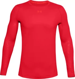 Under Armour Men's Baseball ColdGear® Long Sleeve Shirt 10 Under Armour Men's Baseball ColdGear® Long Sleeve Shirt -Baseball Sale Shop 1356872 Red FRT