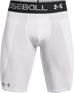 Under Armour Men's Utility Sliding Shorts -Baseball Sale Shop 1367346 White FRT