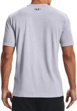 Under Armour Men's Baseball Wordmark T-Shirt -Baseball Sale Shop 1367680 012 Gray MODBCK