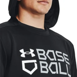 Under Armour Men's Baseball Graphic Hoodie 7 Under Armour Men's Baseball Graphic Hoodie -Baseball Sale Shop 1374377 001 BlackWhite MODDET