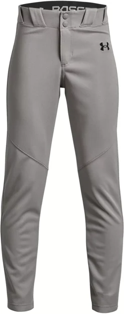 Under Armour Boy's Utility Open Bottom Baseball Pants 12 Under Armour Boy's Utility Open Bottom Baseball Pants -Baseball Sale Shop 1374381 BaseballGreyBlack FRT