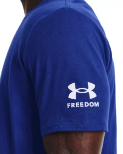 Under Armour Men's Baseball USA Icon T-Shirt -Baseball Sale Shop 1377386 400 RoyalWhite MODDET