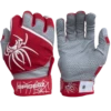 2022 Spiderz PRO Model Batting Gloves: Red/White