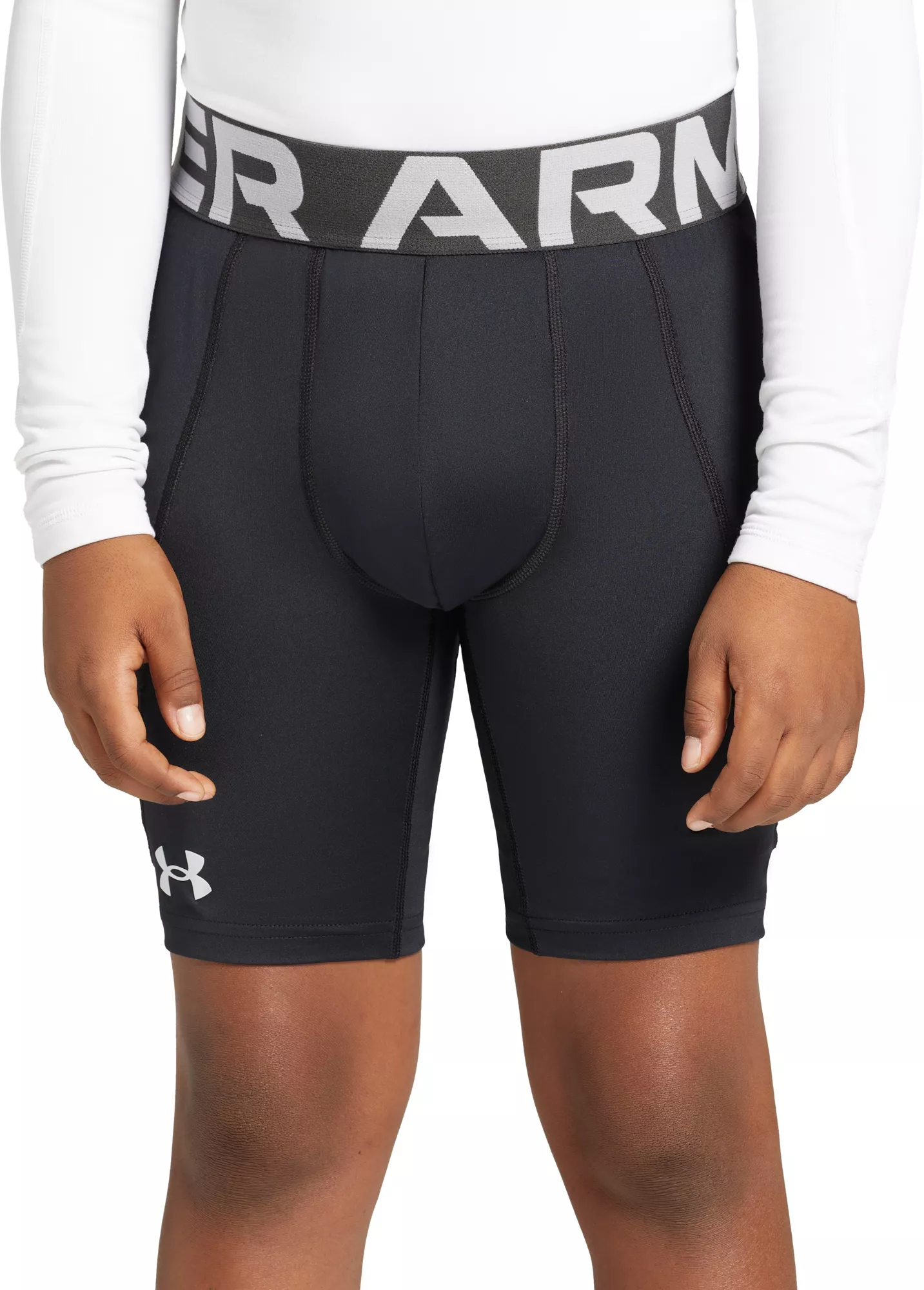 Under Armour Boy's Diamond Utility Sliding Shorts With Cup 1 Under Armour Boy's Diamond Utility Sliding Shorts With Cup
