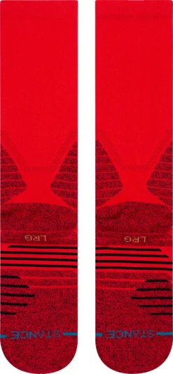Stance Adult Performance Crew Socks -Baseball Sale Shop A557A20IHC Red LDB