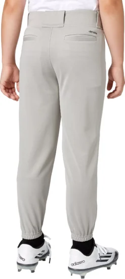 Adidas Boys' Triple Stripe Traditional Baseball Pants 10 Adidas Boys' Triple Stripe Traditional Baseball Pants -Baseball Sale Shop BBA12015 GreyBaseball BCK