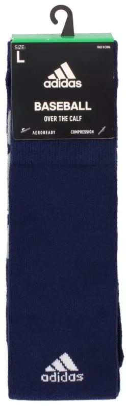 Adidas Icon Over The Calf Baseball/Softball Socks -Baseball Sale Shop ICONOTC 515109 Navy PKG