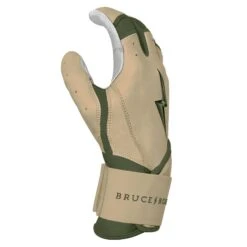 Bruce Bolt Premium Pro Military Series Long Cuff Batting Gloves: Beige -Baseball Sale Shop IMG 0882