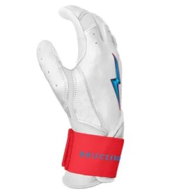 Bruce Bolt PREMIUM PRO BRINSON Series Long Cuff Batting Gloves: White -Baseball Sale Shop LC LBW SIDE