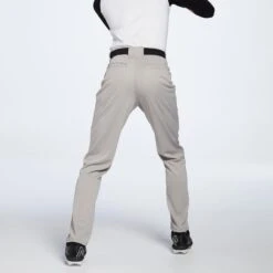 Adidas Men's Triple Stripe Open Bottom Baseball Pants -Baseball Sale Shop MBA12023 GreyBaseball MODBCK alt1