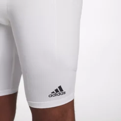 Adidas Men's Triple Stripe Sliding Shorts W/ Cup -Baseball Sale Shop MBA12024 White DET