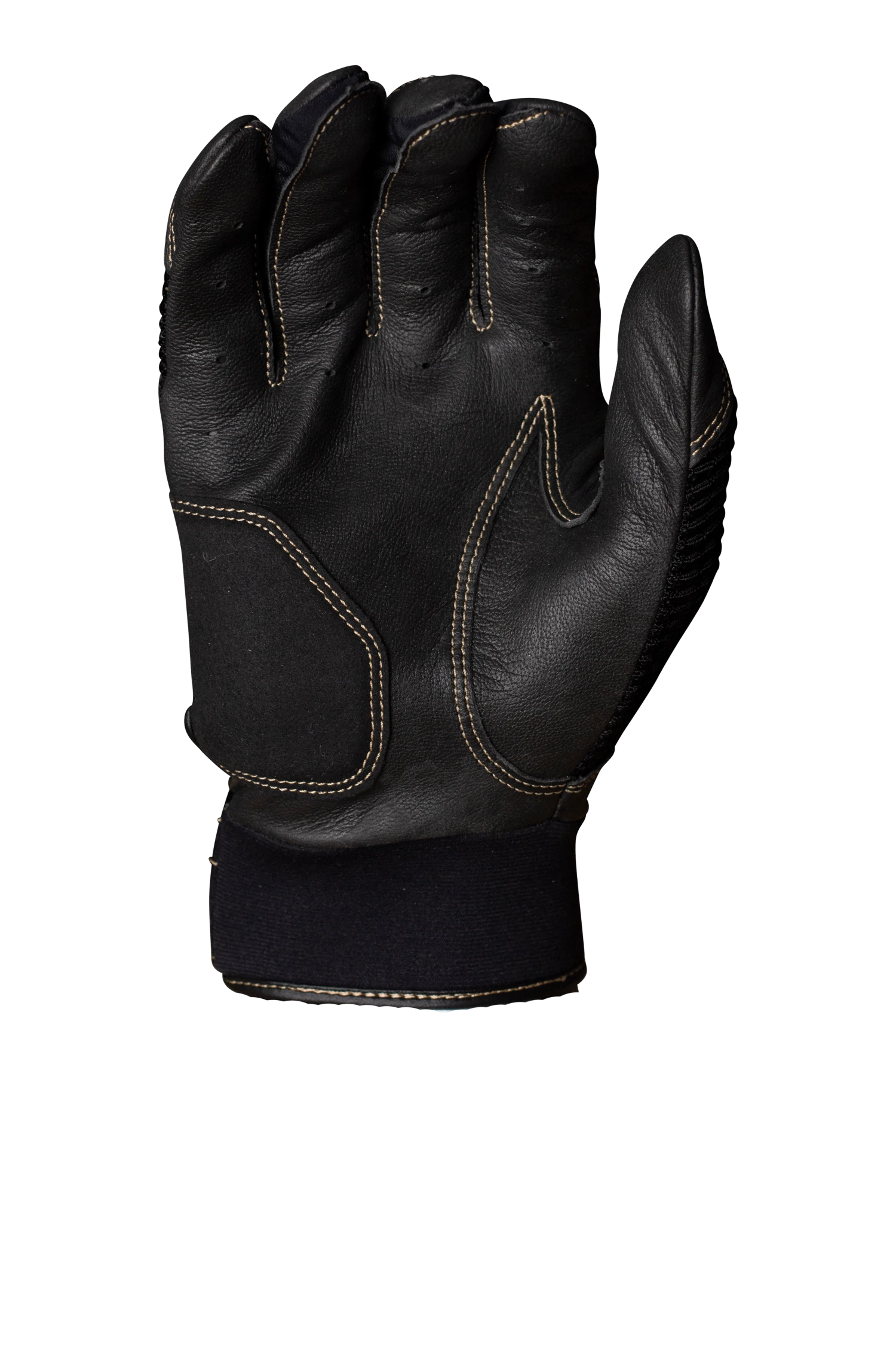 Miken Softball MK7X Adult Black And Gold Batting Gloves: MBGGLD-BLK 2 Miken Softball MK7X Adult Black And Gold Batting Gloves: MBGGLD-BLK - Image 2