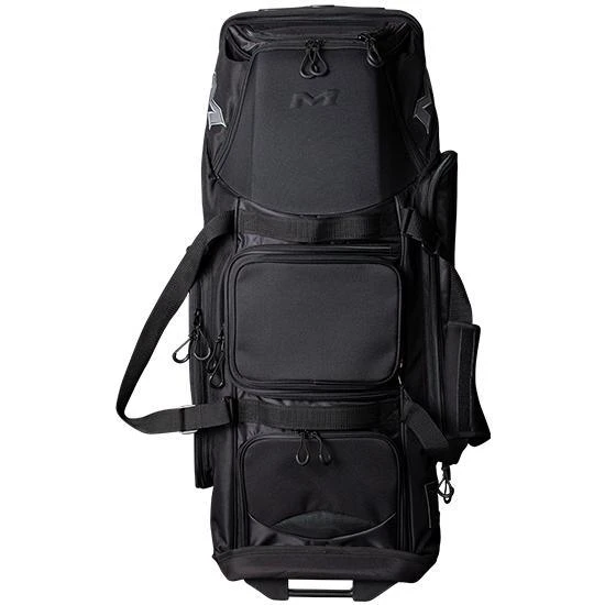 Miken MKMK7X Black Pro Wheeled Roller Bat Bag: MKMK7X-PRO-BLK 3 Miken MKMK7X Black Pro Wheeled Roller Bat Bag: MKMK7X-PRO-BLK - Image 3