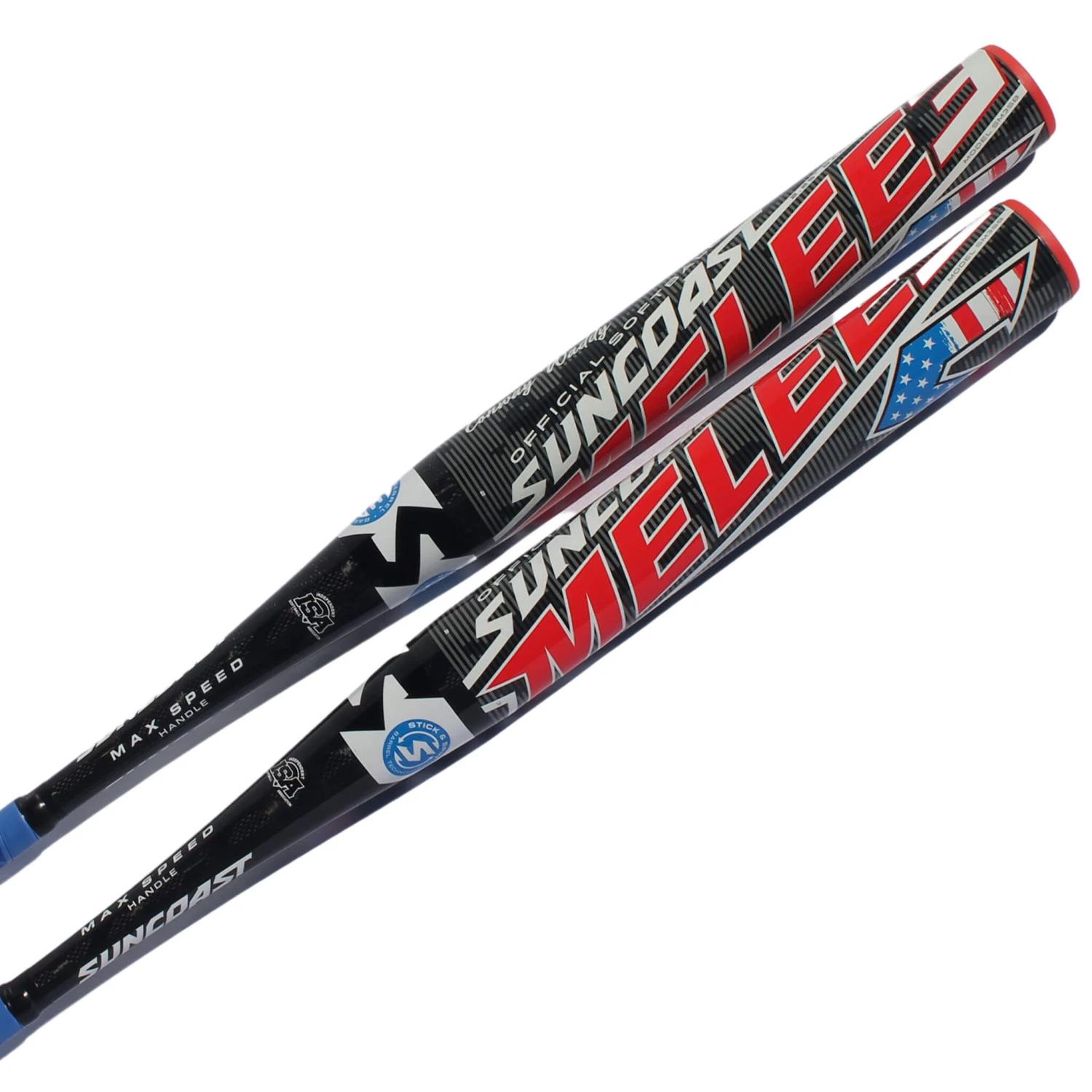 Suncoast Melee 3 Balanced 13" 1 Piece SSUSA Senior Slowpitch Softball Bat: SM3SB 1 Suncoast Melee 3 Balanced 13" 1 Piece SSUSA Senior Slowpitch Softball Bat: SM3SB
