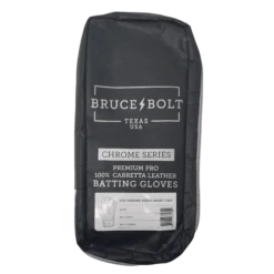 Bruce Bolt PREMIUM PRO Chrome Series Short Cuff Batting Gloves: White 11 Bruce Bolt PREMIUM PRO Chrome Series Short Cuff Batting Gloves: White -Baseball Sale Shop SC CHRW BAG