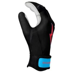 Bruce Bolt PREMIUM PRO BRINSON Series Short Cuff Batting Gloves: Black -Baseball Sale Shop SC LBB SIDE