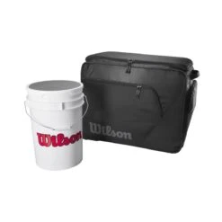Wilson Coaches Ball Bucket Roller Bag: WB5710701 17 Wilson Coaches Ball Bucket Roller Bag: WB5710701 -Baseball Sale Shop WB5710701 3 Wilson Ball Bucket Bag Black.png.cq5dam.web .1200.1200