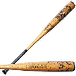 2023 DeMarini Voodoo One Gold BBCOR (-3) Baseball Bat: WBD2352010 -Baseball Sale Shop WBD2352010 8 DeMarini Voodoo One GD.png.cq5dam.web .1200.1200