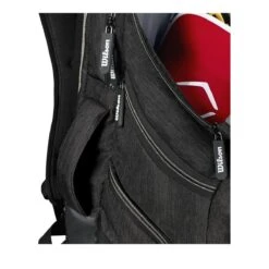 Wilson A2000 Players Backpack Bat Bag: WTA2000 -Baseball Sale Shop WTA20BPBL 5 Wilson A2000 Backpack Black Silver Handle.png.cq5dam.web .1200.1200