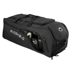 Evoshield Stone Wall Wheeled Bag (Multiple Colors): WTV9400 -Baseball Sale Shop WTV9400BL 6 Evoshield Stonewall Wheeled Bag Catcher Pocket a.png.cq5dam.web .1200.1200