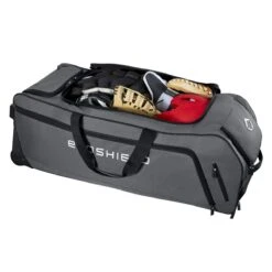 Evoshield Stone Wall Wheeled Bag (Multiple Colors): WTV9400 -Baseball Sale Shop WTV9400GY 4 Evoshield Stonewall Wheeled Bag Interior.png.cq5dam.web .1200.1200