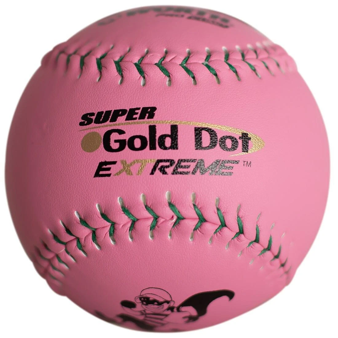 Worth Pink 12" ISA Super Gold Dot 44/400 Slowpitch Softballs (Dozen): WIS12CP 1 Worth Pink 12" ISA Super Gold Dot 44/400 Slowpitch Softballs (Dozen): WIS12CP