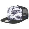 Men's Atlanta Braves New Era White/Black Vacay 2.0 A-Frame Trucker 9FIFTY Snapback Hat