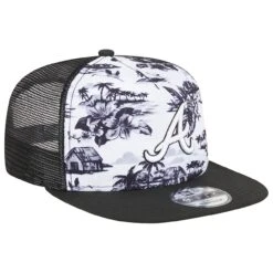 Men's Atlanta Braves New Era White/Black Vacay 2.0 A-Frame Trucker 9FIFTY Snapback Hat -Baseball Sale Shop black atlanta braves vacay 20 a frame trucker 9fifty snapback hat ss5 p 200013020pv 3u ogzv7jmjldbbsll46wkgv mzxawcn7nx2l9qqwu6lc