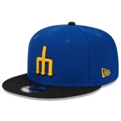 Youth Seattle Mariners New Era Royal/Black 2023 City Connect 9FIFTY Snapback Adjustable Hat