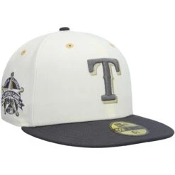 Men's Texas Rangers New Era White/Charcoal 1995 MLB All-Star Game Chrome 59FIFTY Fitted Hat