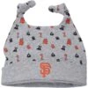 Infant San Francisco Giants New Era Heather Gray Critter Cuffed Knit Hat