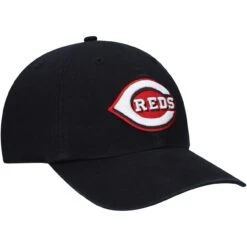 Men's Cincinnati Reds '47 Black 1913 Logo Cooperstown Collection Clean Up Adjustable Hat -Baseball Sale Shop mens 47 black cincinnati reds 1913 logo cooperstown collection clean up adjustable hat pi3872000 altimages ff 3872983 ce935ce87c802a7f7ff6alt3 full
