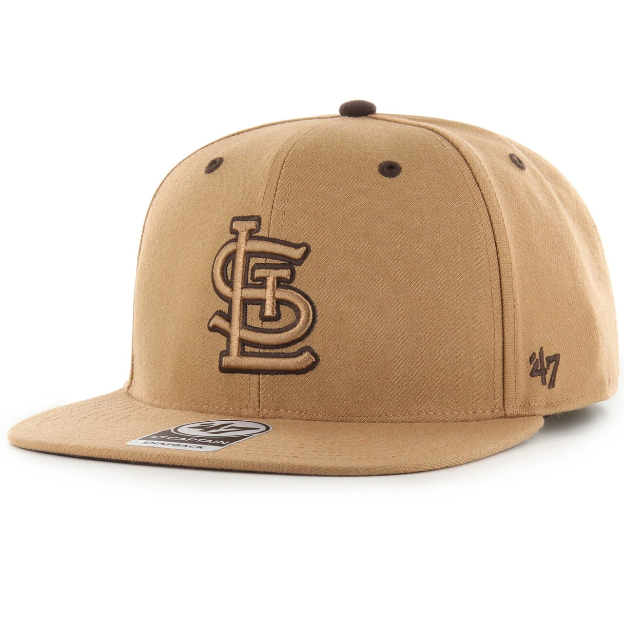 Men's St. Louis Cardinals '47 Toffee Captain Snapback Hat 1 Men's St. Louis Cardinals '47 Toffee Captain Snapback Hat