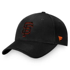 Men's San Francisco Giants Fanatics Branded Black Fundamental Shadow Snapback Hat