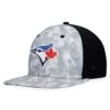Men's Toronto Blue Jays Majestic Gray Smoke Dye Snapback Hat