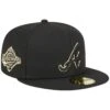 Men's Atlanta Braves New Era Black 2023 59FIFTY Day Fitted Hat