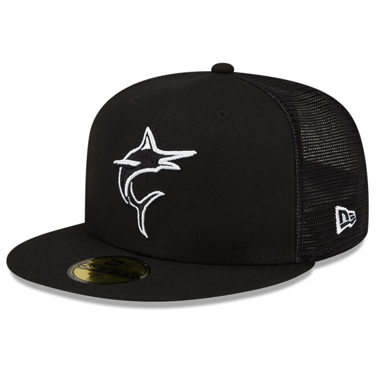 Men's Miami Marlins New Era Black 2023 Batting Practice 59FIFTY Fitted Hat 1 Men's Miami Marlins New Era Black 2023 Batting Practice 59FIFTY Fitted Hat