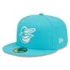 Men's Baltimore Orioles New Era Blue Vice Highlighter Logo 59FIFTY Fitted Hat