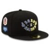 Men's Los Angeles New Era Born X Raised Black 2020 Dual Champions 59FIFTY Fitted Hat