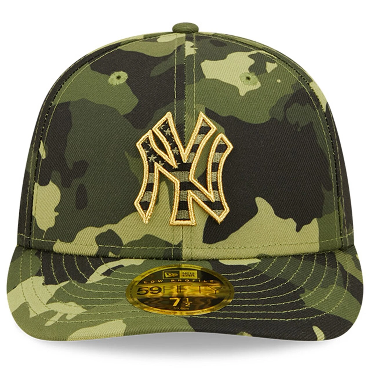 Men's New York Yankees New Era Camo 2022 Armed Forces Day On-Field Low Profile 59FIFTY 2 Men's New York Yankees New Era Camo 2022 Armed Forces Day On-Field Low Profile 59FIFTY - Image 2