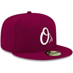Men's Baltimore Orioles New Era Cardinal White Logo 59FIFTY Fitted Hat -Baseball Sale Shop mens new era cardinal baltimore orioles white logo 59fifty fitted hat pi4208000 altimages ff 4208764 94dc6895fbe854ff838falt3 full