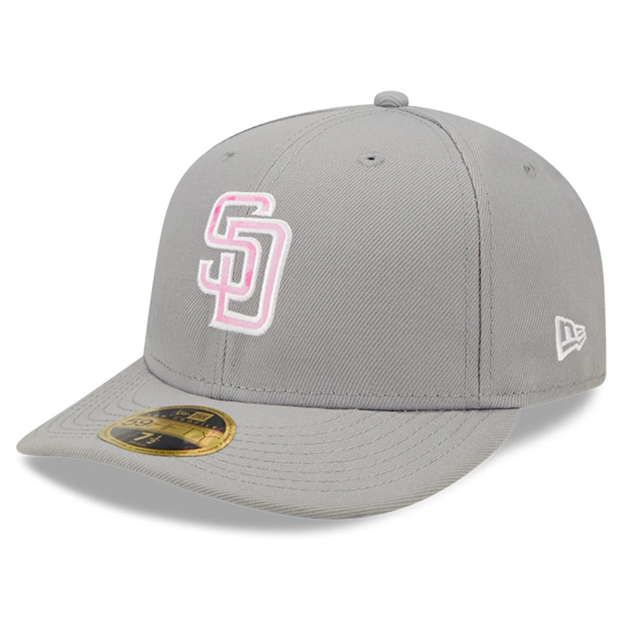 Men's San Diego Padres New Era Gray 2022 Mother's Day On-Field Low Profile 59FIFTY Fitted Hat 1 Men's San Diego Padres New Era Gray 2022 Mother's Day On-Field Low Profile 59FIFTY Fitted Hat