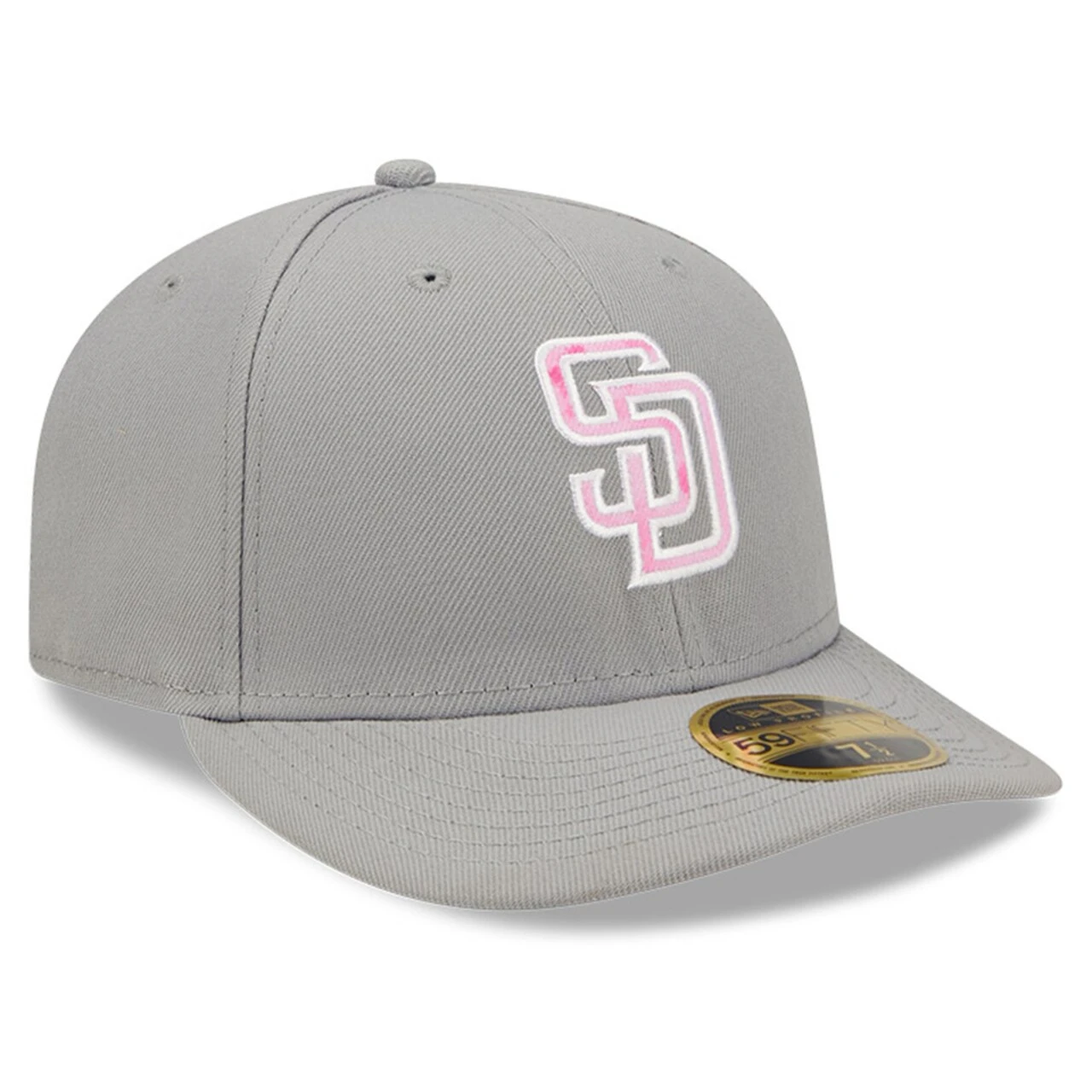 Men's San Diego Padres New Era Gray 2022 Mother's Day On-Field Low Profile 59FIFTY Fitted Hat 3 Men's San Diego Padres New Era Gray 2022 Mother's Day On-Field Low Profile 59FIFTY Fitted Hat - Image 3