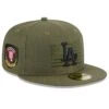 Men's Los Angeles Dodgers New Era Green 2023 Armed Forces Day On-Field 59FIFTY Fitted Hat