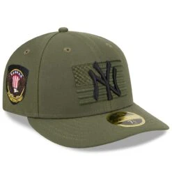 Men's New York Yankees New Era Green 2023 Armed Forces Day Low Profile 59FIFTY Fitted Hat