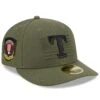 Men's Texas Rangers New Era Green 2023 Armed Forces Day Low Profile 59FIFTY Fitted Hat