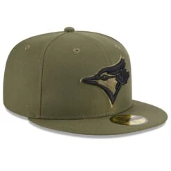 Men's Toronto Blue Jays New Era Green 2023 Armed Forces Day On-Field 59FIFTY Fitted Hat