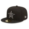 Men's Houston Astros New Era Black On Black Dub 59FIFTY Fitted Hat
